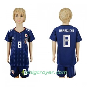 Billige Fotballdrakter Japan Haraguchi 8 Barn VM 2018 Hjemmedraktsett